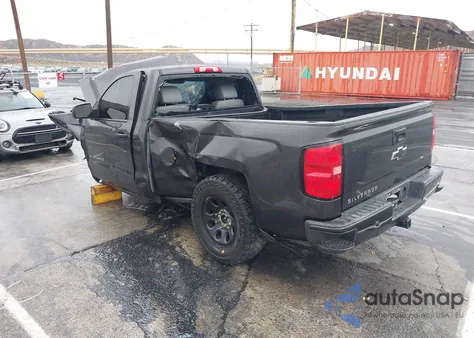 2015 Chevrolet Silverado 1500 Wt из США, поврежденный, VIN 1GCNCPEH1FZ262683